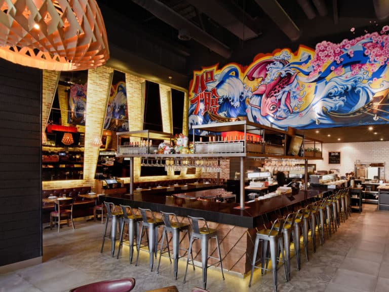 Pubbelly Sushi Miami project interior view