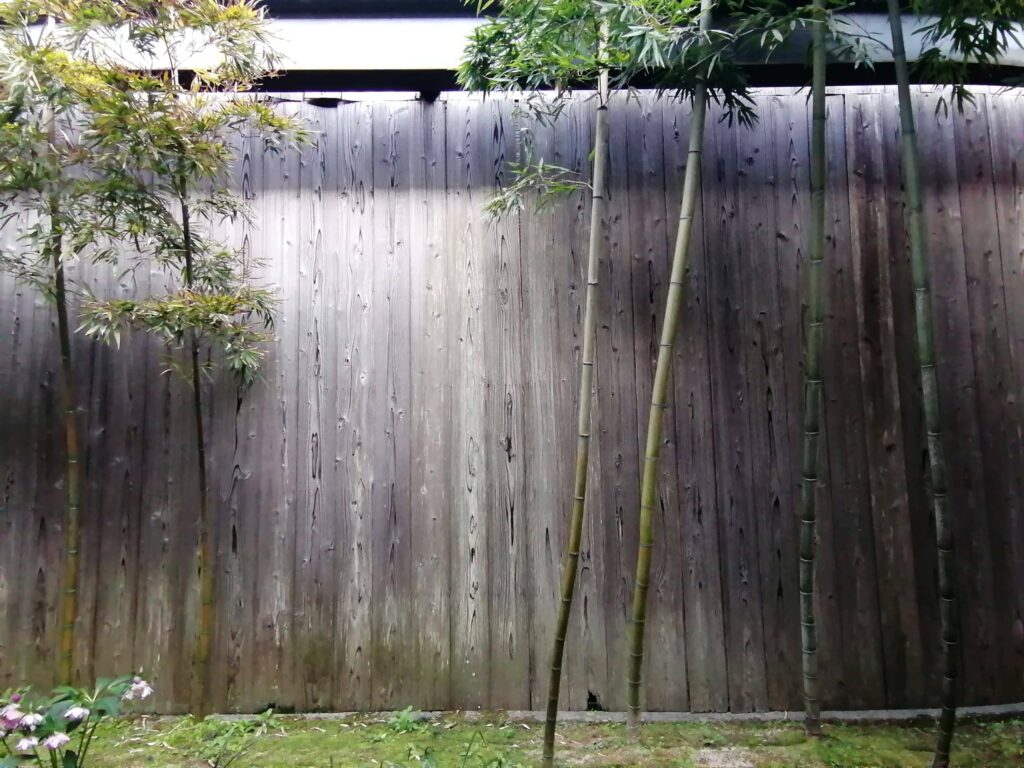 Weathered wooden wall