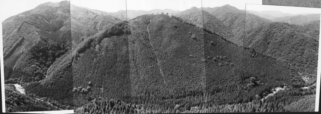 Nakamoto mountains in Western Japan