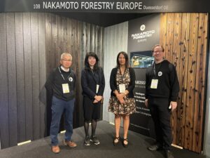 Our Nakamoto Forestry at our stand in Architect@Work Paris 2022